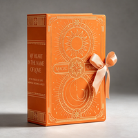 Carnet en carton écologique de style livre, fabrication professionnelle directe d'usine, boîte cadeau pour événements d'entreprise