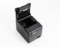 Printer Thermal Sistem POS HOP-H806 80mm dengan Antarmuka USB, Pemotong Otomatis Hitam, 203dpi, Kecepatan Cetak 160mm/s, Tersedia