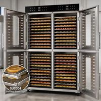 Commerciële voedseldroger met 96 trays, industriële droogmachine voor fruit, groenten en vlees