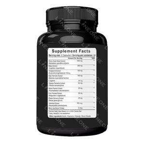 Etiquetas personalizadas Homens Suplemento Horny Goat Weed Cápsulas 100% Natural <span class=keywords><strong>Booster</strong></span> Saúde Herbal resistência - Product Image 4