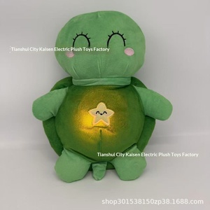 Peluche <span class=keywords><strong>Tortue</strong></span> Respirante : Sons Apaisants et Musique <span class=keywords><strong>Lumineuse</strong></span> pour un Sommeil Réparateur – Compagnon de Sommeil Respirant - Product Image 3