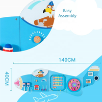 Panneau mural d'activités sensorielles en bois pour enfants, planches d'activités Montessori, jouets éducatifs pour l'apprentissage précoce des enfants et des tout-petits
