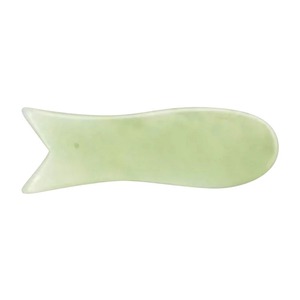 Mejor precio 100% Natural Anti-envejecimiento verde Jade masajeador Facial Xiuyan Jade Gua Sha terapia Control de sincronización masaje facial adelgazante - Product Image 6