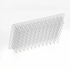 Plaque de tubes PCR de laboratoire 96 puits, 0,1 ml, 0,2 ml, non ou semi-échiquetée - Product Image 2