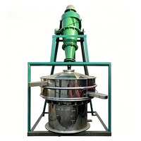 Écran de déshydratation vibrant circulaire combiné à un hydrocyclone, machine de séparation pour la déshydratation du sable fin et du charbon