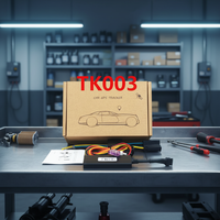 Traceur GPS TK003 Prix Usine, Localisateur de Voiture Étanche en Temps Réel 9-100V à Tension Large avec Application et Plateforme Web Gratuites