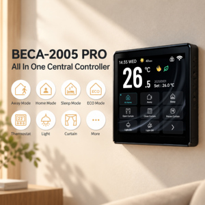 Thermostat intelligent WiFi Beca BHT-2005Pro avec écran tactile IPS de 4 pouces, 8 scènes, compatible avec le chauffage hydronique, <span class=keywords><strong>électrique</strong></span> au sol et à chaudière à gaz - Product Image 1