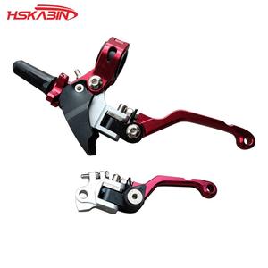 Manillar plegable anticaída de 360 grados para motocicleta, maneta de embrague CNC, maneta de freno Hengshi, bomba superior T4 Kai Ling Xiaosha CQR - Product Image 2