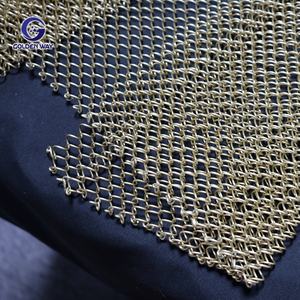 Artículos Decorativos para el Hogar, Cortinas Decorativas de Malla Metálica de Latón, Cobre y Aluminio, Material de Alambre de Acero Inoxidable para Cafetería - Product Image 1