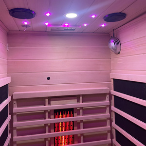 4 người trong nhà hồng ngoại xa phòng tắm hơi nhà khô nhà tắm hơi với liệu pháp ánh sáng đỏ - Product Image 5