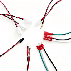 Производитель кабельных сборок: Индивидуальные электрические кабельные сборки с разъемом JST XH 2Pin - Product Image 1