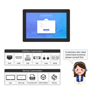 Màn hình LCD cảm ứng đa điểm <span class=keywords><strong>10.1</strong></span> inch, màn hình IPS, bảng hiệu kỹ thuật số, màn hình cảm ứng máy tính bảng kỹ thuật số - Product Image 4