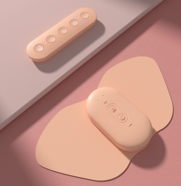 Wholesale Women Muscle Massager Menstrual Therapy Machine Tens Massage Wireless Remote Control Heating Function Body