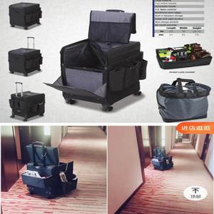 Küçük/kompakt temizlik temizlik arabası hademe çantası - Product Image 5