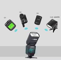 Triopo TR-982II Speedlite Flash Light Speedlight avec diffuseur pour appareil photo reflex numérique Canon 200D Mark ,eos 2000D