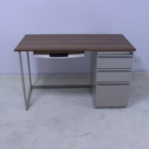 Wooden <strong>Top</strong> Computer Table Design Metal <strong>Drawer</strong> All Steel Office <strong>Desk</strong> with Cabinet - Product Image 3