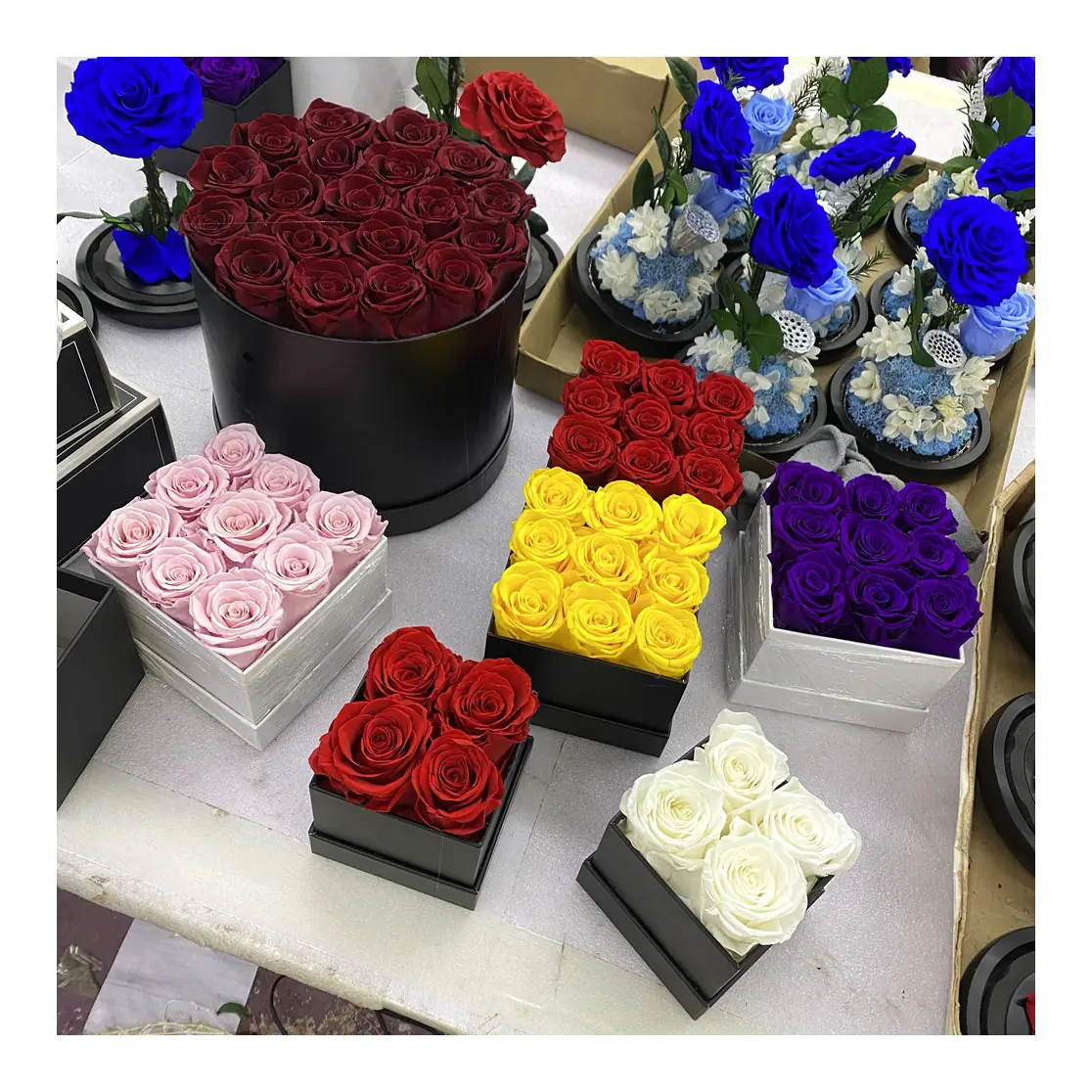2023 ideas gift shop items stabilizzate eternal rose gift wholesale preserved rose flower box gift shop