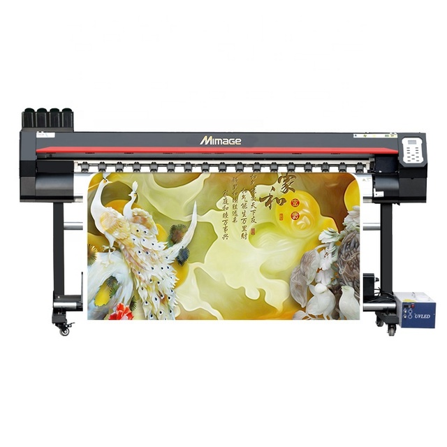 Factory Price 1.6m/1.8m UV Roll to Roll Printer 1PCS/2PCS Print Head Wall Paper Leather 3d Machine CMYK White Ink