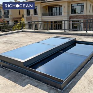 Fenêtre de toit électrique en aluminium de style américain RICHOCEAN, double vitrage Low-E, pour évacuation des sous-sols et extérieur - Product Image 5