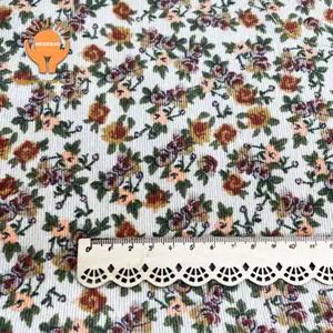 Meidebao Hoge Kwaliteit Polyester Taille Bloem Koreaanse Zijde Effen Print Voor Dames Jurken Blouses