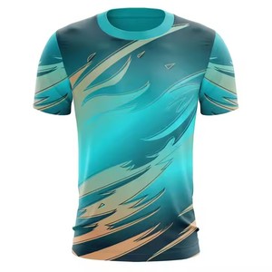 T-shirts personnalisés YUSHUO à col rond et manches courtes à séchage rapide - pour événements d'équipe et promotions - Product Image 3