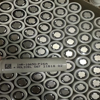 Batería de Iones de Litio Molicel INR18650-P26A 18650 de 2600 mAh, Alta Potencia, 3.6 V, Recargable, Celda Cilíndrica para Paquetes de Baterías DIY