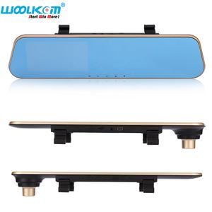 미러 대시 캠 4.5 "LCD 화면 1080P 150 광각 자동차 카메라 전면 및 후면 카메라 듀얼 렌즈 차량 여행 데이터 레코더 - Product Image 2