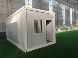 Casa móvil <span class=keywords><strong>prefabricada</strong></span> de fácil montaje, paquete plano, diseño moderno modular, casa contenedor de acero modular plegable <span class=keywords><strong>prefabricada</strong></span> - Product Image 4