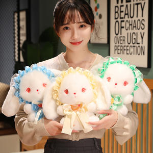 Jouets en peluche lapin mignons personnalisés CPC, style lolita kawaii, peluche douce, oreiller <span class=keywords><strong>de</strong></span> <span class=keywords><strong>lit</strong></span>, poupée lapin, marionnette pour fille, cadeau pour bébé - Product Image 2