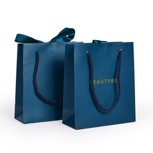 Wholesale Luxury Paper Bag Custom <b>Print</b> Logo Reusable Eco Shopping Bags Customize - Product Image 1