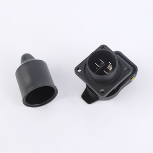 High Quality 3 Pin Female Trailer <strong>Socket</strong> with <strong>4</strong> Fixing <strong>Points</strong> - Product Image 3