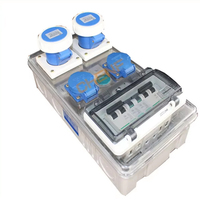 Boîtier d'alimentation mobile multi-boucles CHENF personnalisé, IP65, avec interfaces de prise sur mesure pour câblage d'événements extérieurs en direct