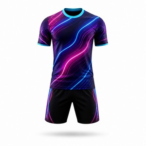 <span class=keywords><strong>ชุด</strong></span><span class=keywords><strong>ฟุตบอล</strong></span>ลาย Neon Night ปี 2026 ขายส่ง สีดำ ม่วง ฟ้าอมเขียว ชมพู <span class=keywords><strong>ชุด</strong></span><span class=keywords><strong>ฟุตบอล</strong></span>แบบกำหนดเอง <span class=keywords><strong>ชุด</strong></span>ทีมแบบ Sublimation เต็มตัว - Product Image 4