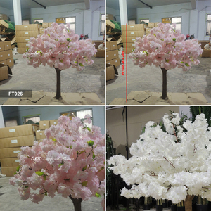 White <b>Artificial</b> Cherry Blossom <b>Tree</b> Elegant Flower <b>Tree</b> for Fine Dining Restaurant Decor - Product Image 3