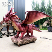 Statue de Dragon, décoration de famille, taille de vie, prévente