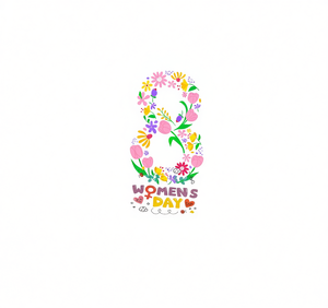 Camiseta con Estampado Floral para el Día de la Mujer, 100% Algodón, Cuello Redondo, Casual, Primavera Verano, Corte Regular, Manga Corta - Product Image 1