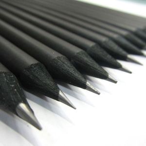 ดินสอไม้สีดำคุณภาพสูงแบบกำหนดเองพร้อมยางลบสำหรับเด็ก มาตรฐาน OEM - Product Image 1