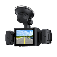 Kamera jalan mobil 4 saluran, kamera DVR WiFi, kamera perekam Video keamanan dengan penglihatan malam, kamera dasbor untuk mobil