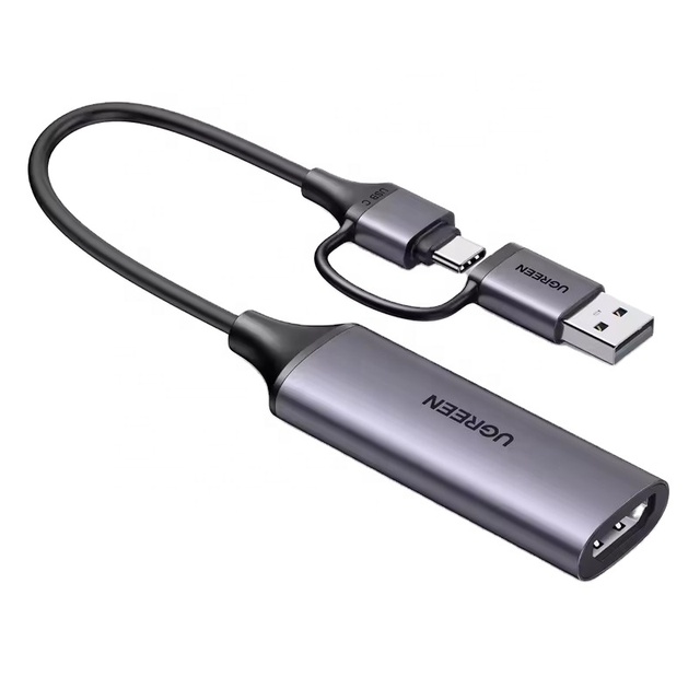 UGREEN  Video Capture Card 1080P 60Hz  to USB Type C Video Grabber Box for PC Computer Camera Live Streaming Record