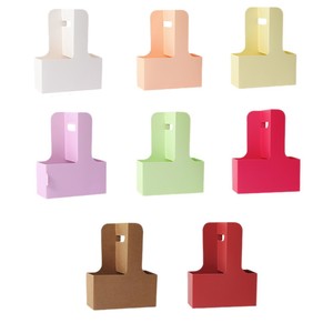 Scatola di Carta Portatile per Caffè e Fiori, Utilizzabile per Confezionare Fiori e Bevande, Ecologica e Trasportabile - Product Image 1