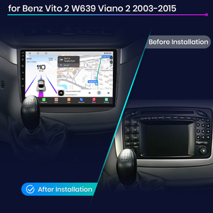 Junsun Qualcomm çip <span class=keywords><strong>Android</strong></span> araba radyo Mercedes Benz Vito 2 W639 Viano 2 2008-2012 Apple CarPlay Stereo 360 kamera 1.8 Ghz - Product Image 2