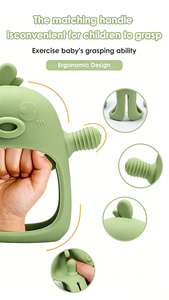 Juego <span class=keywords><strong>de</strong></span> Cuchara y Tenedor <span class=keywords><strong>de</strong></span> Silicona para Bebés, Libres <span class=keywords><strong>de</strong></span> BPA, Aptos para Alimentos, Primera Etapa <span class=keywords><strong>de</strong></span> <span class=keywords><strong>Aprendizaje</strong></span>, con Sistema Anti-Asfixia - Product Image 5