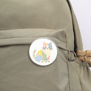 Badges ronds personnalisés imprimés pour le dropshipping – Épingles de revers sur mesure avec dessins animés, citations inspirantes, animaux et plantes - Product Image 4