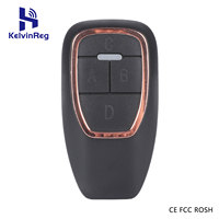 433mhz Rf Cr2032 Télécommande sans fil Rf Code d'apprentissage Contrôleur sans fil Télécommande de porte de garage Ouvre-porte