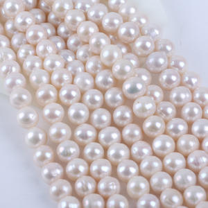 Perlas Naturales Redondas de 12-13 mm al por Mayor, Perlas de Agua Dulce Semiterminadas para Joyería Hecha a Mano, Perlas Sueltas de Zhuji - Product Image 1