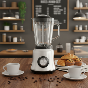 Mixeur Portable avec Bol en Verre, 6 Lames, <span class=keywords><strong>2</strong></span> Vitesses, Extracteur de Jus de Fruits, Appareil Électrique de Cuisine, Usage Domestique, Broyeur - Product Image 2