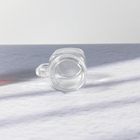 Usine Vente Chaude 35ml Portable Jus Vin Bière Vodka Café Bouteille Mini Mason Jar Avec Poignée et Couvercle À Vis