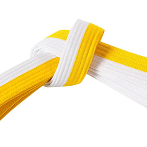 Cinturón <span class=keywords><strong>de</strong></span> Karate y Taekwondo <span class=keywords><strong>de</strong></span> Poliéster y Algodón con Bordado Personalizado, Cinturones <span class=keywords><strong>de</strong></span> Artes Marciales <span class=keywords><strong>de</strong></span> Primera Calidad con Logotipo - Product Image 2
