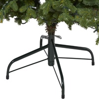 2027 Magnifique sapin de Noël artificiel en PE+PVC de 210 cm avec 400 lumières LED et base de support