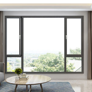 단열 방음 알루미늄 여닫이 창, 외부 개폐형 루버 및 이중 유리창 (주택용) - Product Image 3